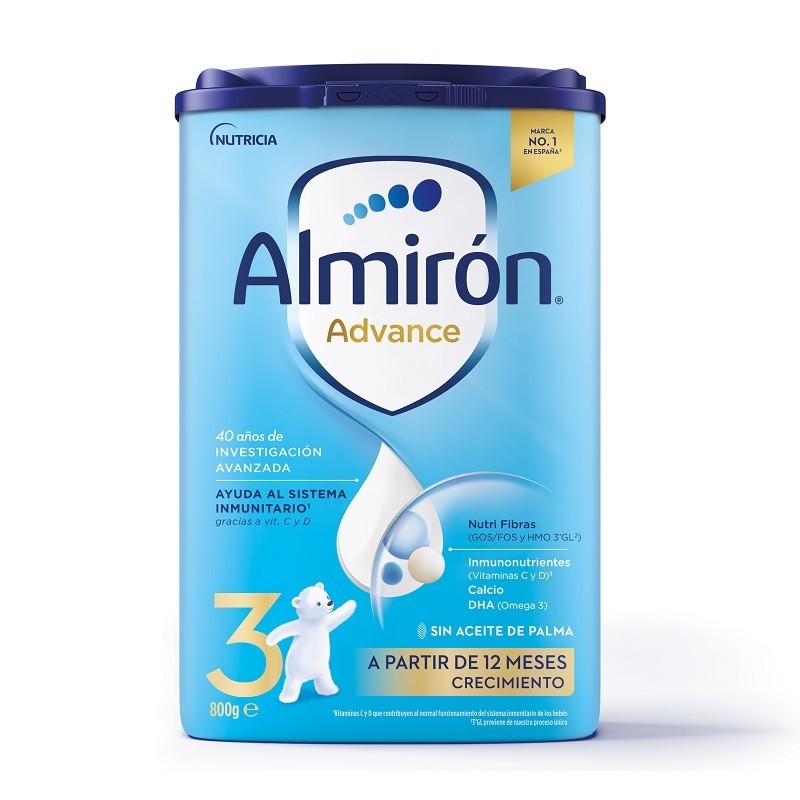 ALMIRÓN ADVANCE 3 CON PRONUTRA LECHE DE CRECIMIENTO 800GR NUEVA FÓRMULA