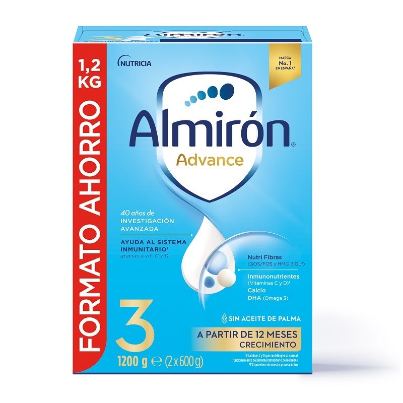 ALMIRÓN ADVANCE 3 CON PRONUTRA LECHE DE CRECIMIENTO 1200GR NUEVA FÓRMULA