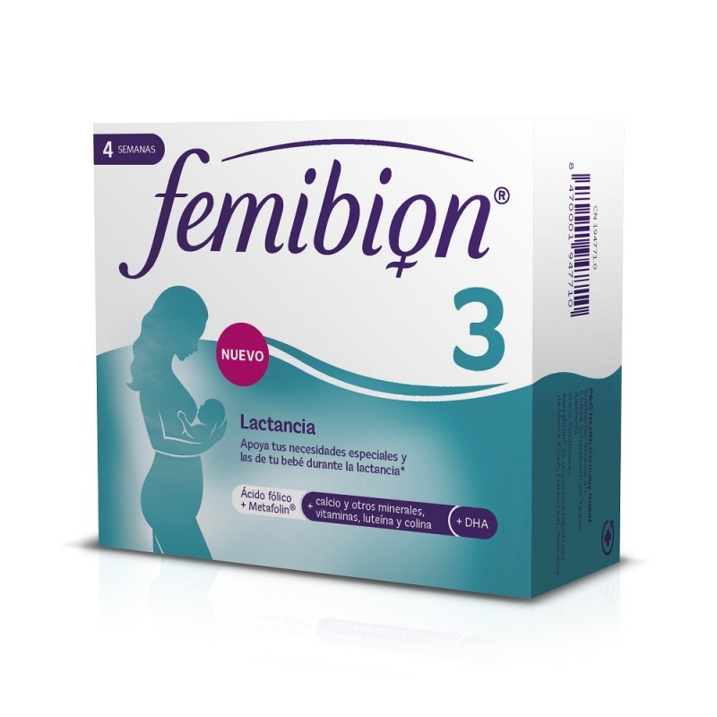 FEMIBION 3 LACTANCIA 28 COMPRIMIDOS + 28 CÁPSULAS (4 SEMANAS)