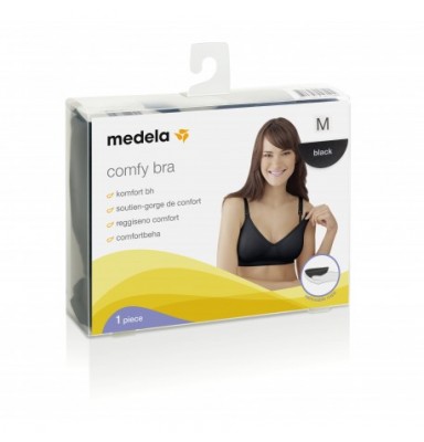 MEDELA COMFY BRA TAMAÑO M COLOR NEGRO