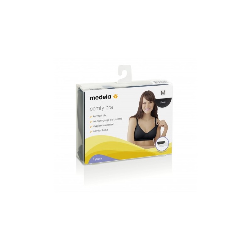 MEDELA COMFY BRA TAMAÑO M COLOR NEGRO