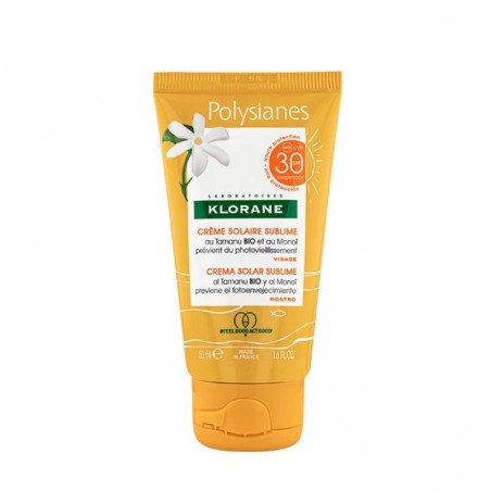  KLORANE POLYSIANES CREMA SOLAR SUBLIME SPF30 ROSTRO 50ML 