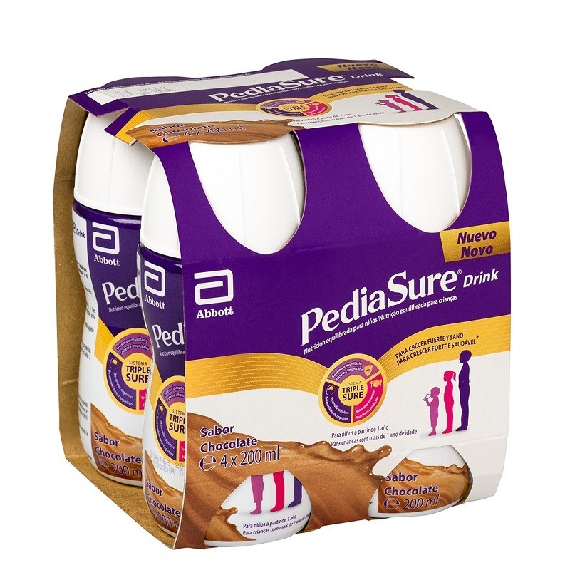 PEDIASURE DRINK CHOCOLATE 4X200ML