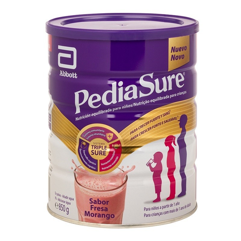 PEDIASURE POLVO FRESA 850GR