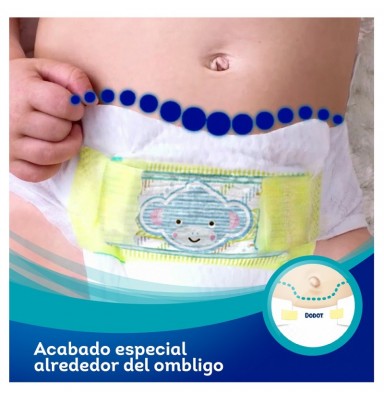 DODOT PRO SENSITIVE+ TALLA 1 (DE 2 A 5KG) 38 UNIDADES