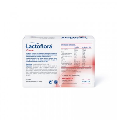 LACTOFLORA CISCARE PROTECTOR CON ARÁNDANOS MOLESTIAS URINARIAS 15 CÁPSULAS