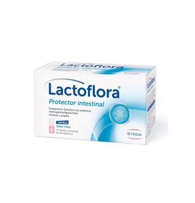 LACTOFLORA PROTECTOR INTESTINAL ADULTOS 10 FRASCOS