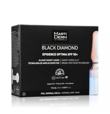 MARTIDERM AMPOLLAS BLACK DIAMOND EPIGENCE OPTIMA SPF 50 X10 AMPOLLAS