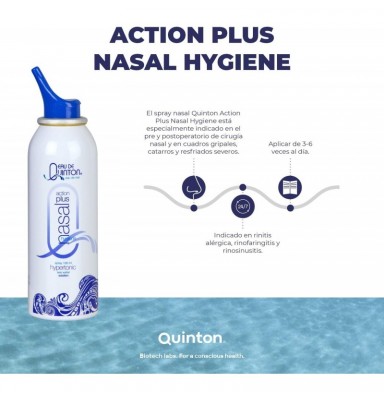 QUINTON HIGIENE NASAL HIPERTONI ACCIÓN PLUS 100 ML