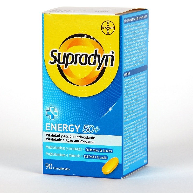 SUPRADYN ENERGY 50+ VITAMINAS ADULTOS 90 COMPRIMIDOS