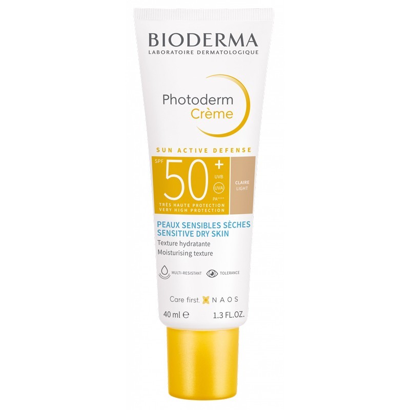 BIODERMA PHOTODERM CRÈME COLOR CLARO SPF50+ 40ML