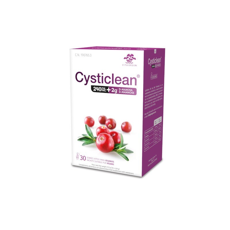 CYSTICLEAN 240MG PAC+D-MANOSA 2GR 30SOBRES