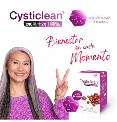 CYSTICLEAN 240MG PAC+D-MANOSA 2GR 30SOBRES