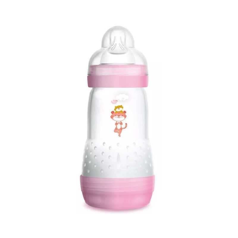 MAM BIBERÓN EASY START ANTI CÓLICO 260ML - ROSA