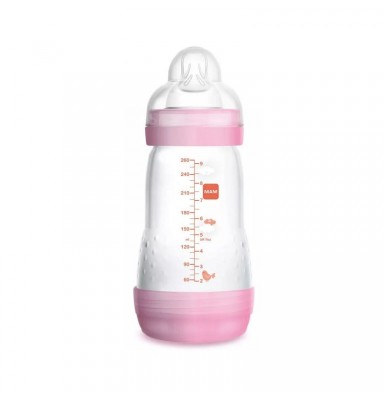 MAM BIBERÓN EASY START ANTI CÓLICO 260ML - ROSA