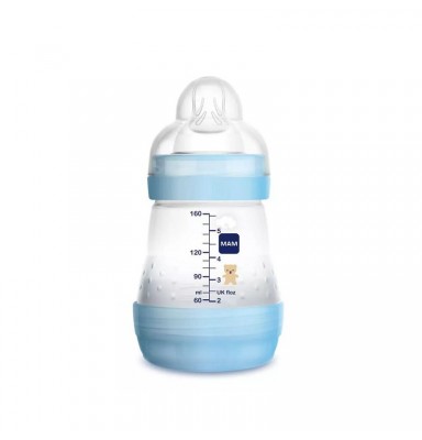 MAM BIBERÓN EASY START ANTI CÓLICO 160ML - AZUL