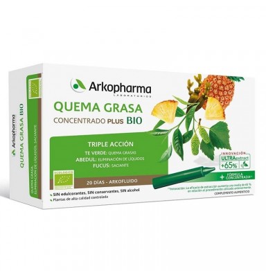 ARKOPHARMA ARKOFLUIDO QUEMAGRASAS BIO 20 AMPOLLAS BEBIBLES