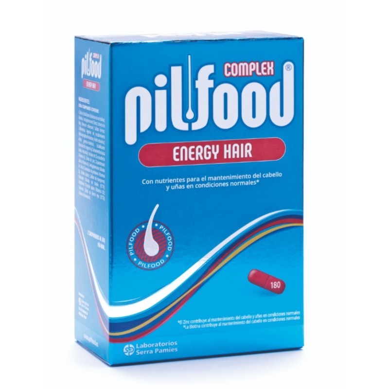 PILFOOD COMPLEX ENERGY HAIR 180 COMPRIMIDOS