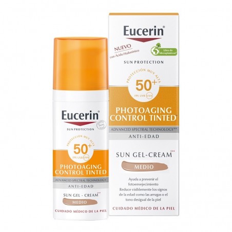  EUCERIN CC CREMA SOLAR CON COLOR TONO MEDIO SPF50+ (50ML) 