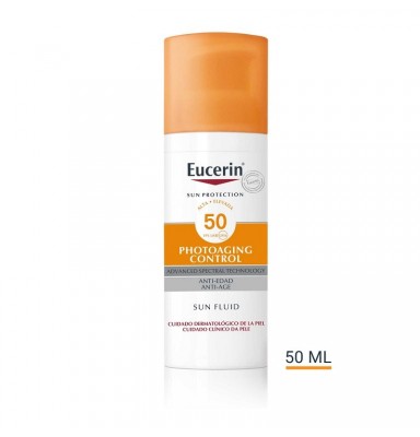 EUCERIN SUN FLUIDO ANTI-EDAD SPF50 (50ML)