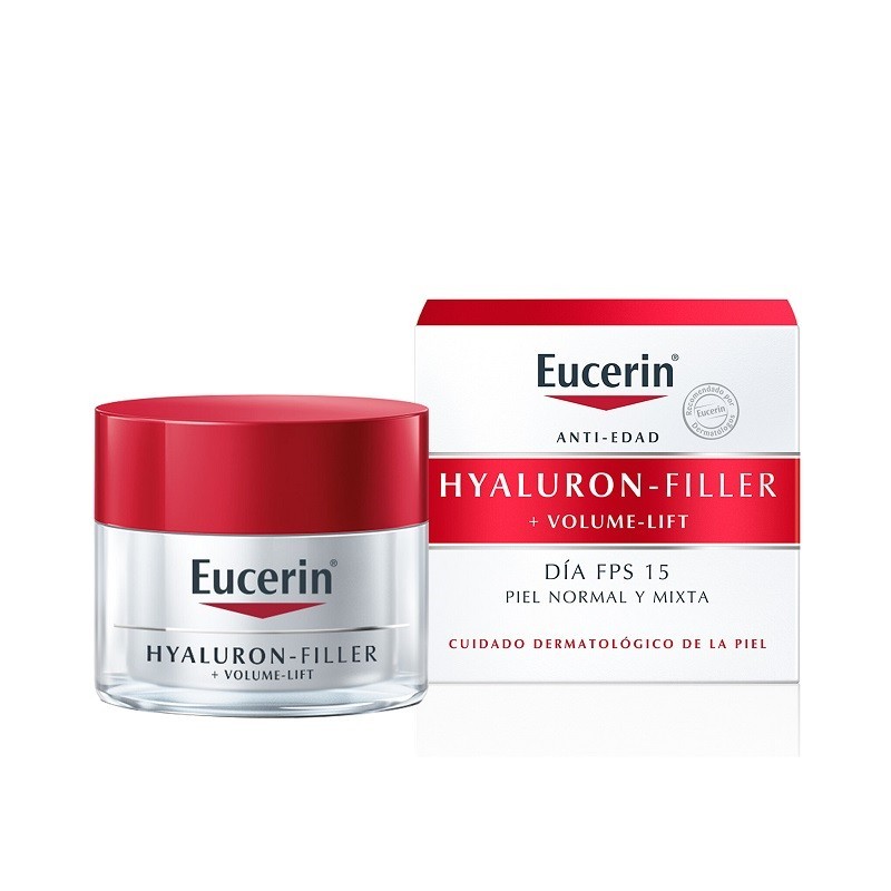 EUCERIN HYALURON-FILLER VOLUME LIFT CREMA DÍA SPF15 PIEL NORMAL Y MIXTA 50ML