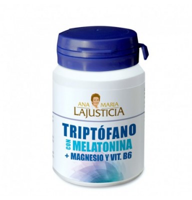 TRIPTÓFANO CON MEL + MAGNESIO + VIT. B6 LAJUSTICIA 60COMP