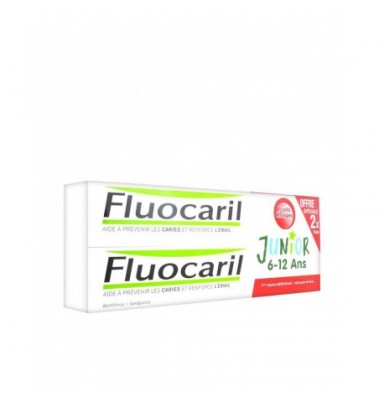 FLUOCARIL JUNIOR DUPLO PASTA DENTÍFRICA FRUTOS ROJOS 2X75ML