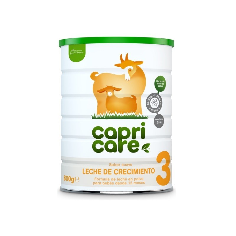 CAPRICARE 3 LECHE DE CRECIMIENTO A BASE DE LECHE DE CABRA 800GR NUEVA FÓRMULA