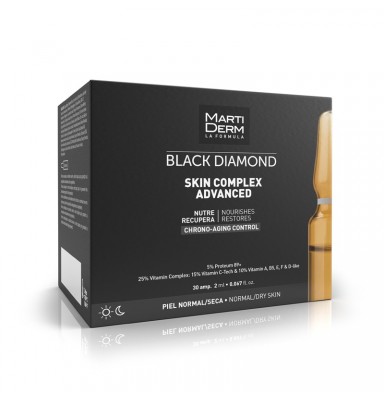 MARTIDERM AMPOLLAS BLACK DIAMOND SKIN COMPLEX ADVANCED X30 AMPOLLAS