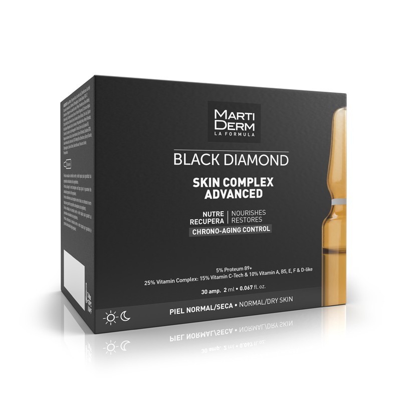 MARTIDERM AMPOLLAS BLACK DIAMOND SKIN COMPLEX ADVANCED X30 AMPOLLAS