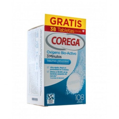  COREGA OXIGENO BIO-ACTIVO 108 TABLETAS 