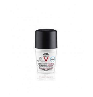 VICHY HOMME DESODORANTE ANTI-TRANSPIRANTE ANTIMANCHAS ROLL-ON 50ML