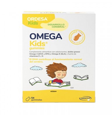 ORDESA OMEGA KIDS GUMMIES 54 GOMINOLAS