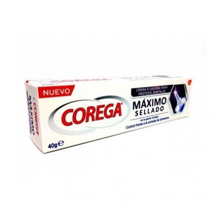  COREGA MÁXIMO SELLADO PRÓTESIS DENTALES 40G 