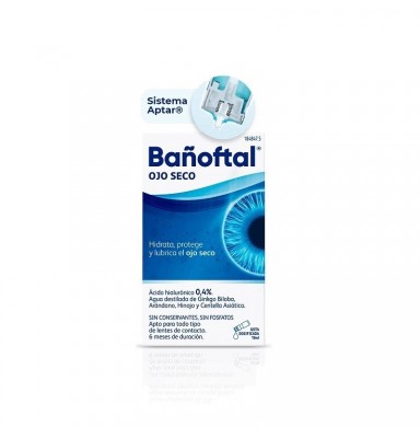 BAÑOFTAL OJO SECO MULTIDOSIS 0,4% 10ML