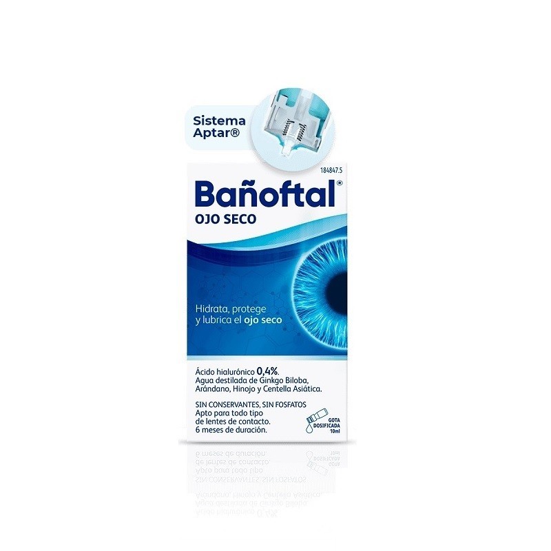 BAÑOFTAL OJO SECO MULTIDOSIS 0,4% 10ML