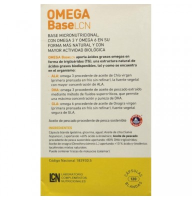 LCN OMEGA BASE 120 CÁPSULAS