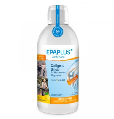 EPAPLUS ARTHICARE COLÁGENO LÍQUIDO + SILICIO + ÁCIDO HIALURÓNICO + MAGNESIO SABOR LIMÓN 1L