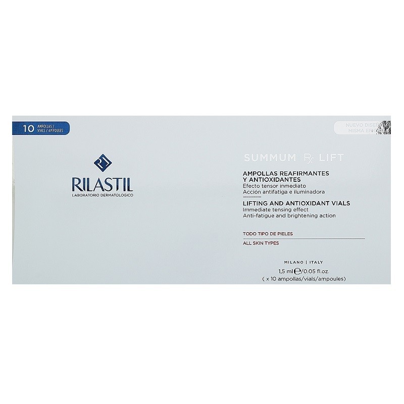 RILASTIL SUMMUM RX LIFT REAFIRMANTE Y ANTIOXIDANTE 10 AMPOLLAS