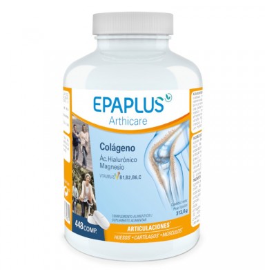 EPAPLUS ARTHICARE COLÁGENO + ÁCIDO HIALURÓNICO + MAGNESIO 448 COMPRIMIDOS