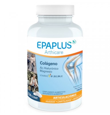 EPAPLUS ARTHICARE COLÁGENO + ÁCIDO HIALURÓNICO + MAGNESIO 224 COMPRIMIDOS