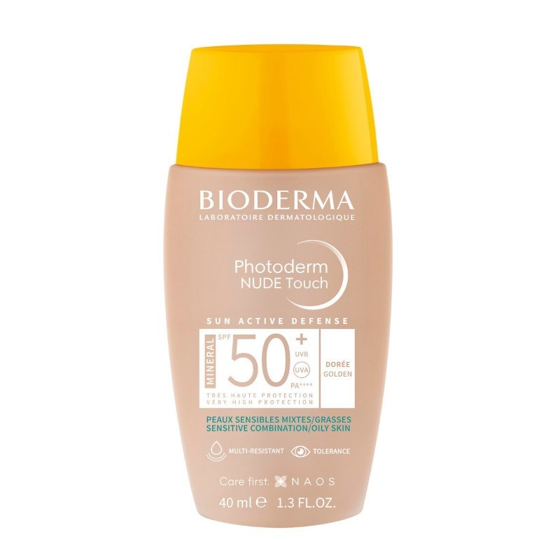 BIODERMA PHOTODERM NUDE TOUCH SPF 50+ COLOR DORADO 40ML