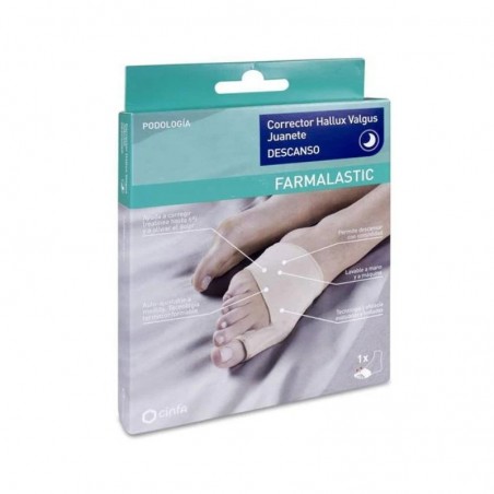  FARMALASTIC PROTECTOR HALLUX VALGUS JUANETE DESCANSO TALLA GRANDE 