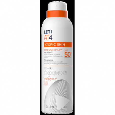  LETI AT4 DEFENSA SPRAY PIEL ATÓPICA SPF 50+ 200ML 