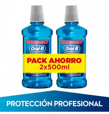 ORAL-B PRO-EXPERT ENJUAGUE BUCAL 2X500ML