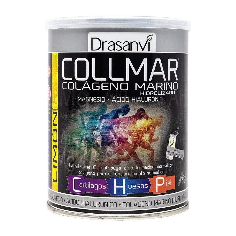 COLLMAR COLÁGENO MARINO + MAGNESIO + AC. HIALURÓNICO SABOR LIMÓN 300G