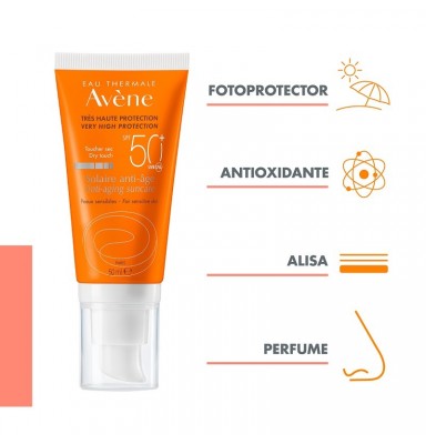 AVÈNE SOLAR ANTIEDAD SPF 50+ 50ML