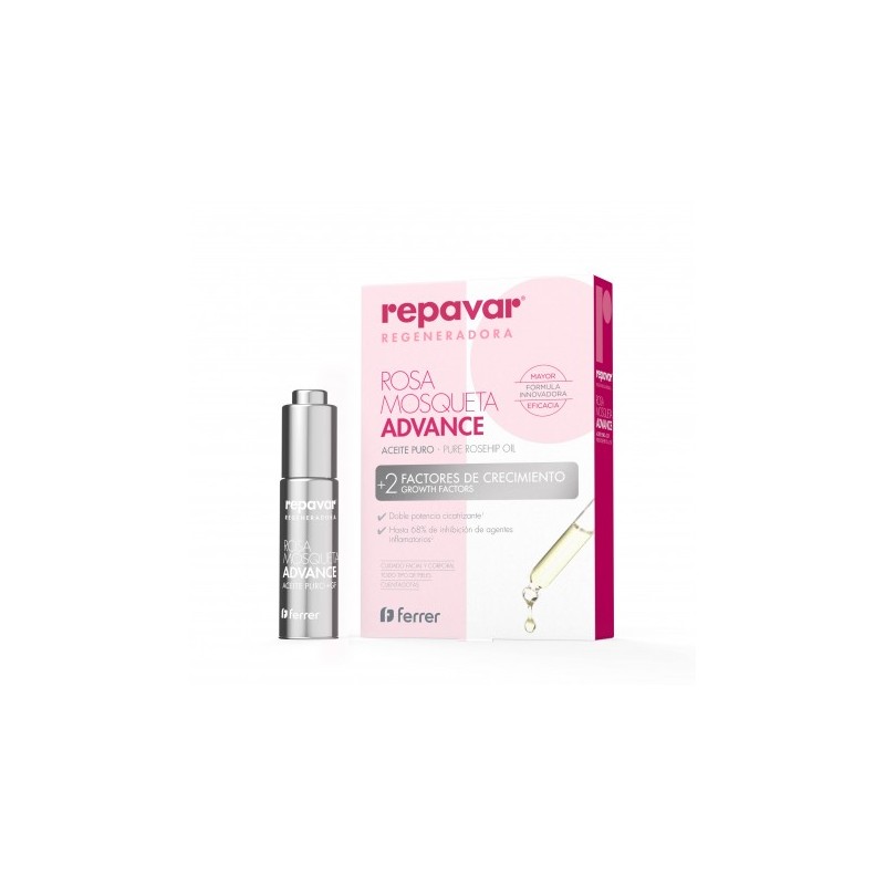 REPAVAR REGENERADORA ACEITE PURO ROSA MOSQUETA ADVANCE 15ML