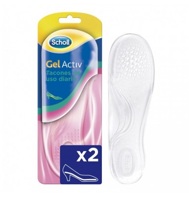 SCHOLL PLANTILLA GEL ACTIV TACÓN USO DIARIO 2UDS.