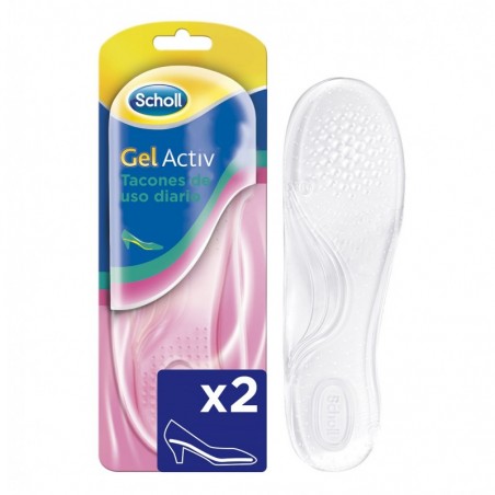  SCHOLL PLANTILLA GEL ACTIV TACÓN USO DIARIO 2UDS. 